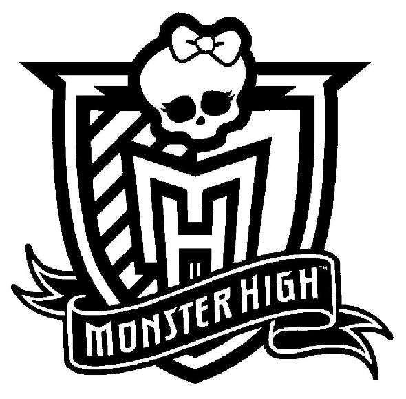 Картина на холсте Логотип Монстер Хай